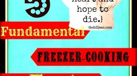 Fundamental Freezer-Cooking Facts<hillijdate>Feb 08th</hillijdate> 5 fundamental freezer food