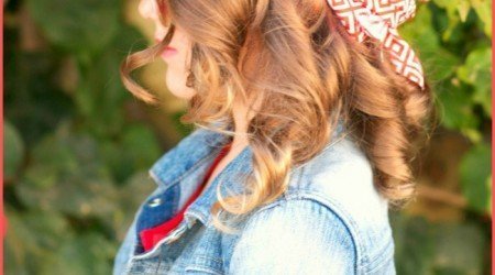 how to style a hair scarf