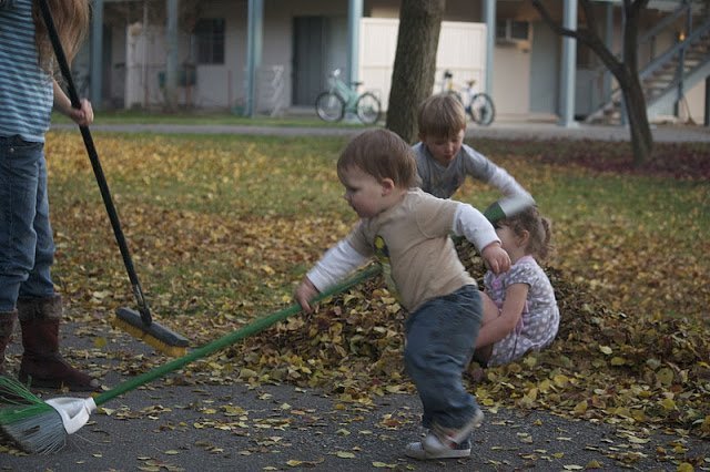 Wordful Wednesday: What It Is To Build A Leaf Pile