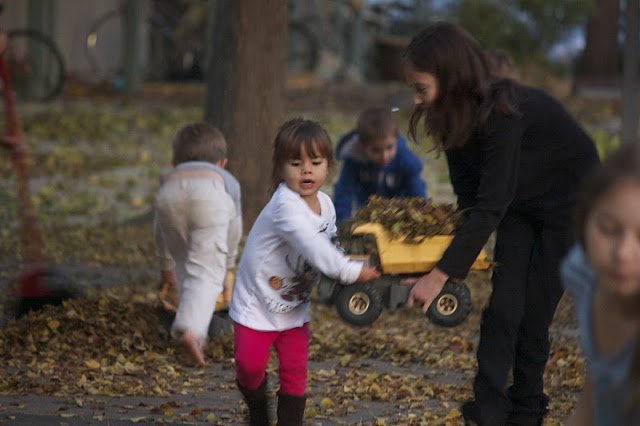 Wordful Wednesday: What It Is To Build A Leaf Pile