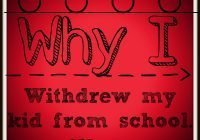 Why I Withdrew My Kid From School