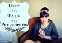How to talk to philosophers