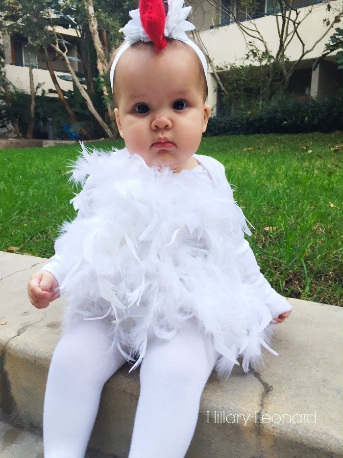 DIY baby Chicken Costume